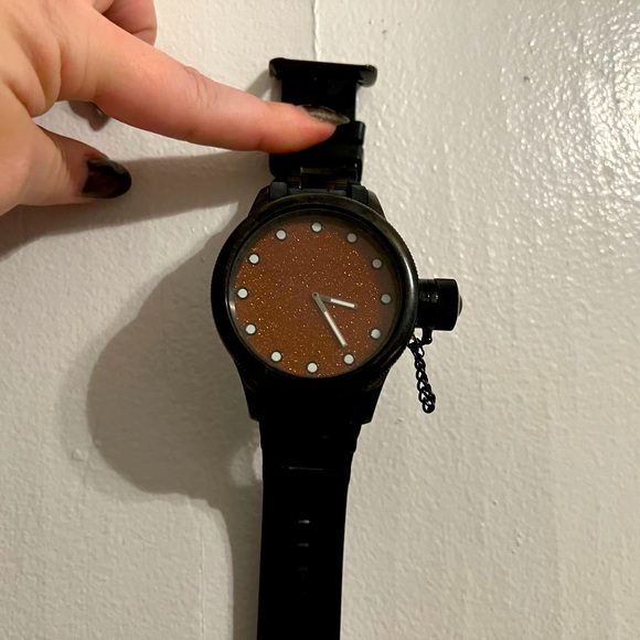 Brand New Invitca Russian 1959 Diver black with brown sparkle face - Picture 3 of 3